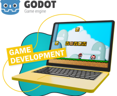 Godot.  Основа создания легендарных игр - КИБЕРшкола программирования для детей, компьютерные курсы для школьников, начинающих и подростков - KIBERone г. Тюмень