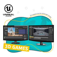 Unreal Engine 4. Игровой движок - КИБЕРшкола программирования для детей, компьютерные курсы для школьников, начинающих и подростков - KIBERone г. Тюмень