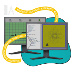 Исполнители чертежник и черепашка - КИБЕРшкола программирования для детей, компьютерные курсы для школьников, начинающих и подростков - KIBERone г. Тюмень