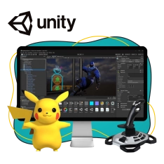 Мир игр на Unity 2D на популярном движке + AI-помощники - КИБЕРшкола программирования для детей, компьютерные курсы для школьников, начинающих и подростков - KIBERone г. Тюмень