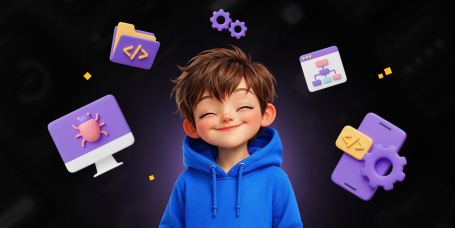 Идеальный сайт с нуля: код, дизайн и AI-помощник - КИБЕРшкола программирования для детей, компьютерные курсы для школьников, начинающих и подростков - KIBERone г. Тюмень